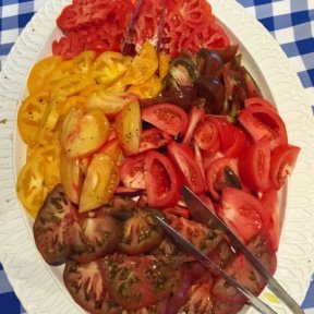 Gluten-free tomatoes from Indian Harbor Yacht Club (IHYC)